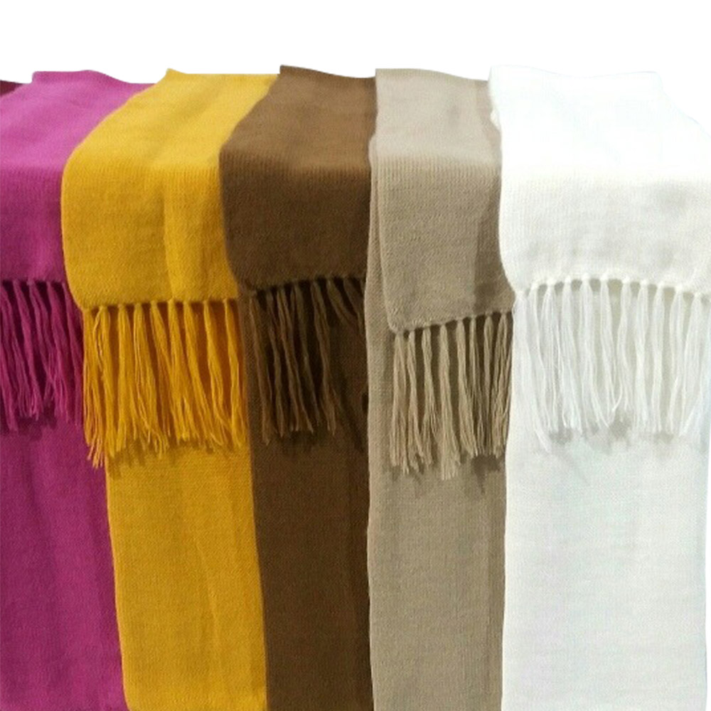 Hand made Alpaca Wool Fringe scarves from Peru.