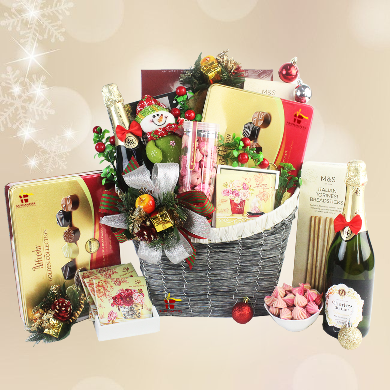 Christmas Flowers & Gift Hampers Same Day Delivery Hamper Selangor