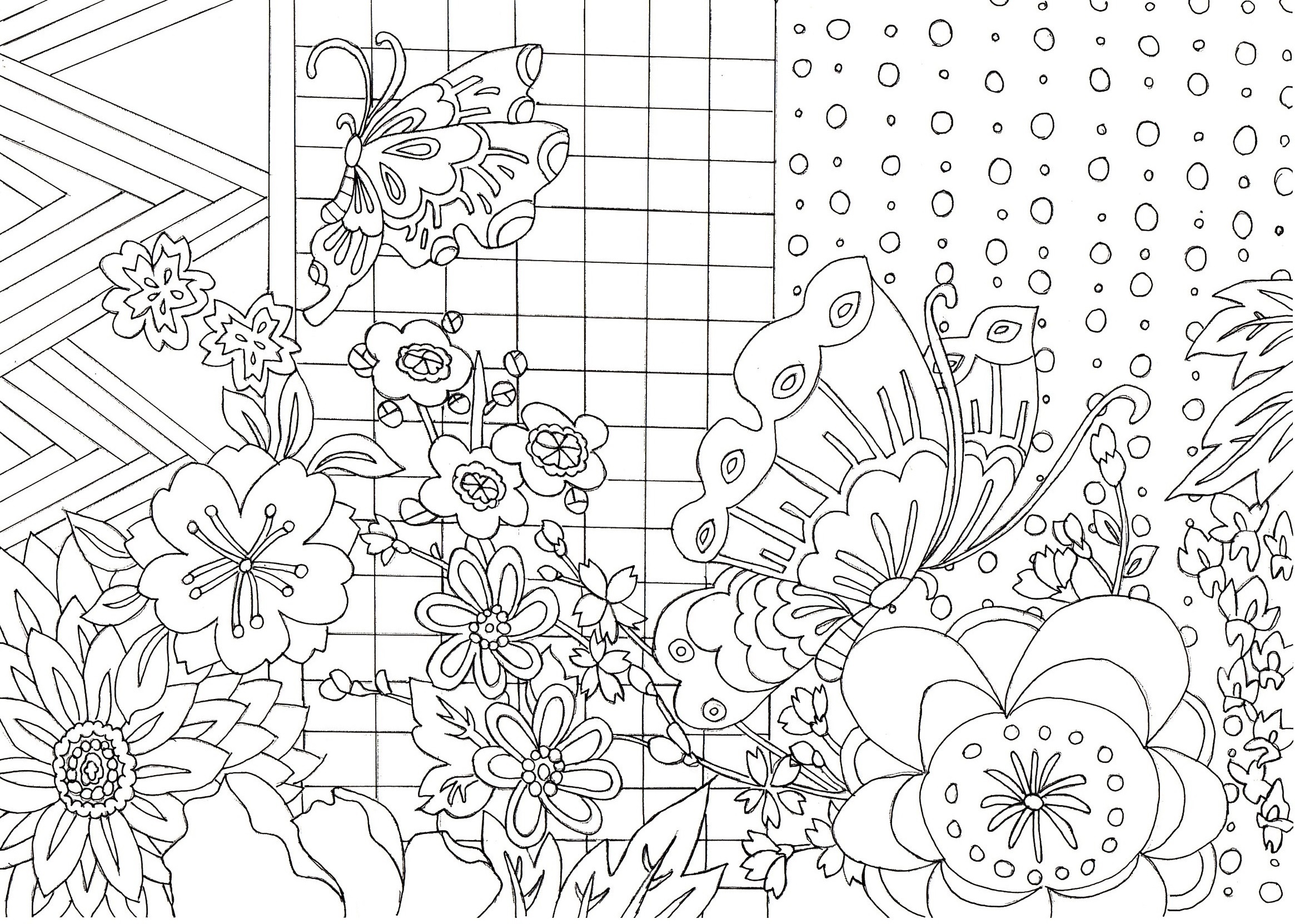 【最も人気のある！】 和風 塗り絵