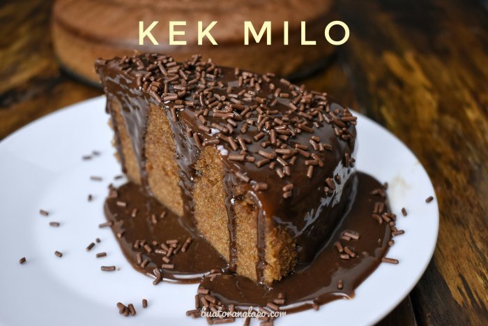 Resepi Pilihan Kek Milo Kukus Nurraysa