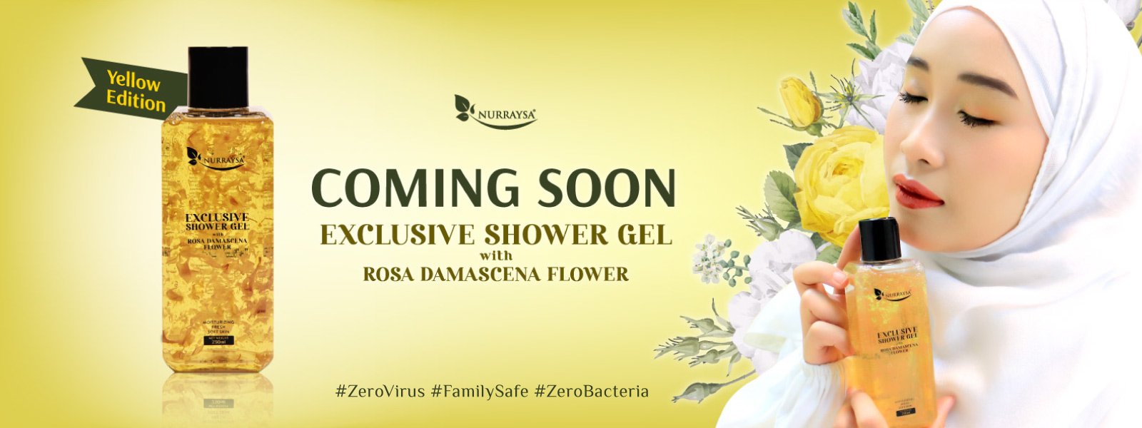 Exclusive Shower Gel With Rosa Damascena Flower Reseller Nurraysa