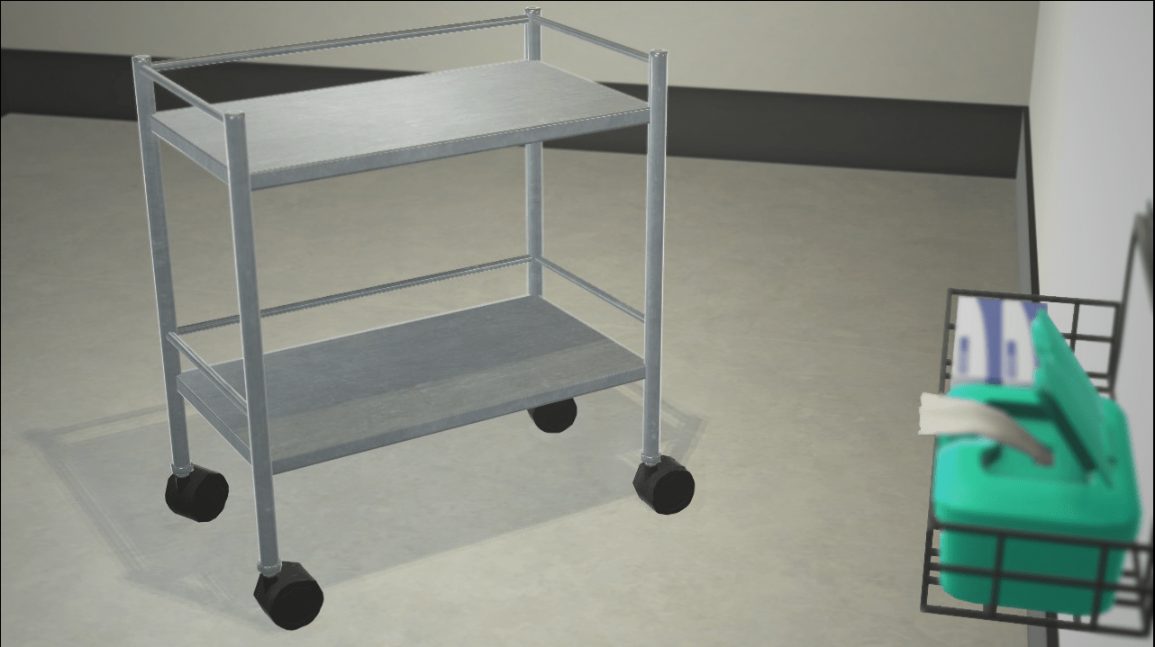 Cleaning a Trolley NurseSim Classic
