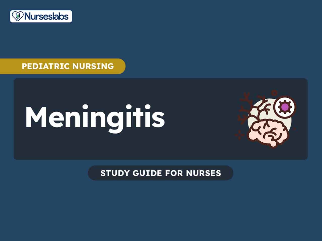 Meningitis Nursing Care Management and Study Guide