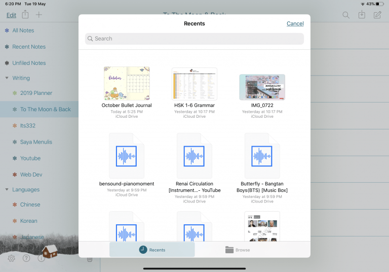 2020 Notability Walkthrough Best Features; AutoBackup, Multitask Etc.