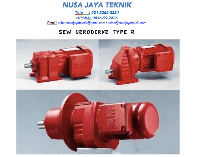 Helical Gear Motor R Series PT. Cakra Adji Gunung
