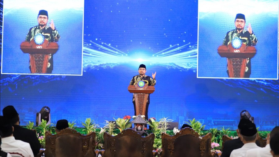 fijn 2023 Menag: Perguruan Tinggi Keagamaan Harus Beri Pencerahan Bagi Umat — Nusakini