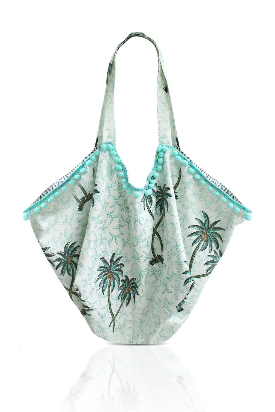 Khushi Tote with Palm Trees Nusantara
