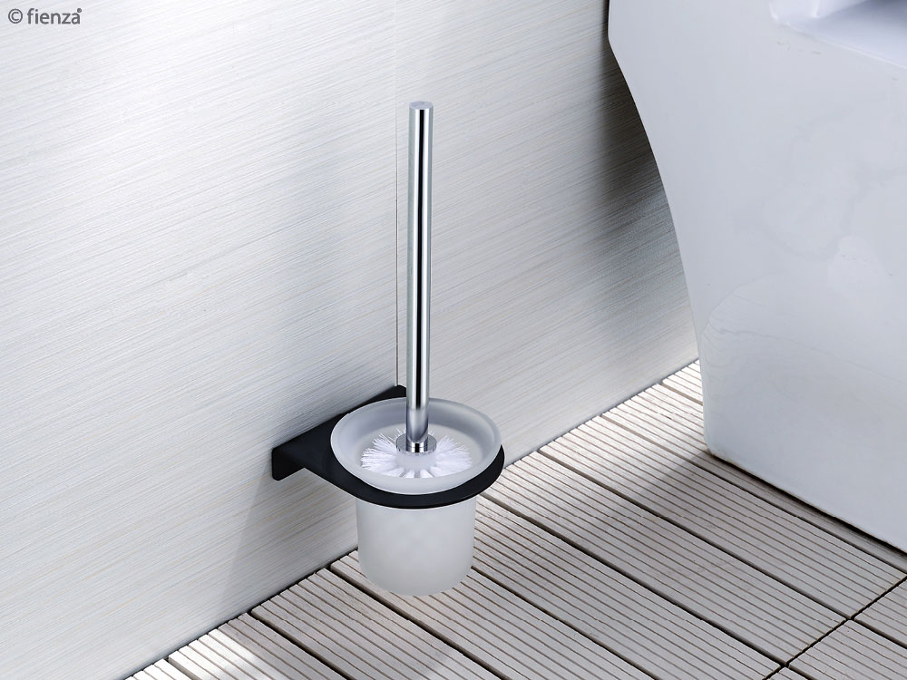 LINCOLN Mixed Finish Toilet Brush & Holder 860010 Nuspace Homes