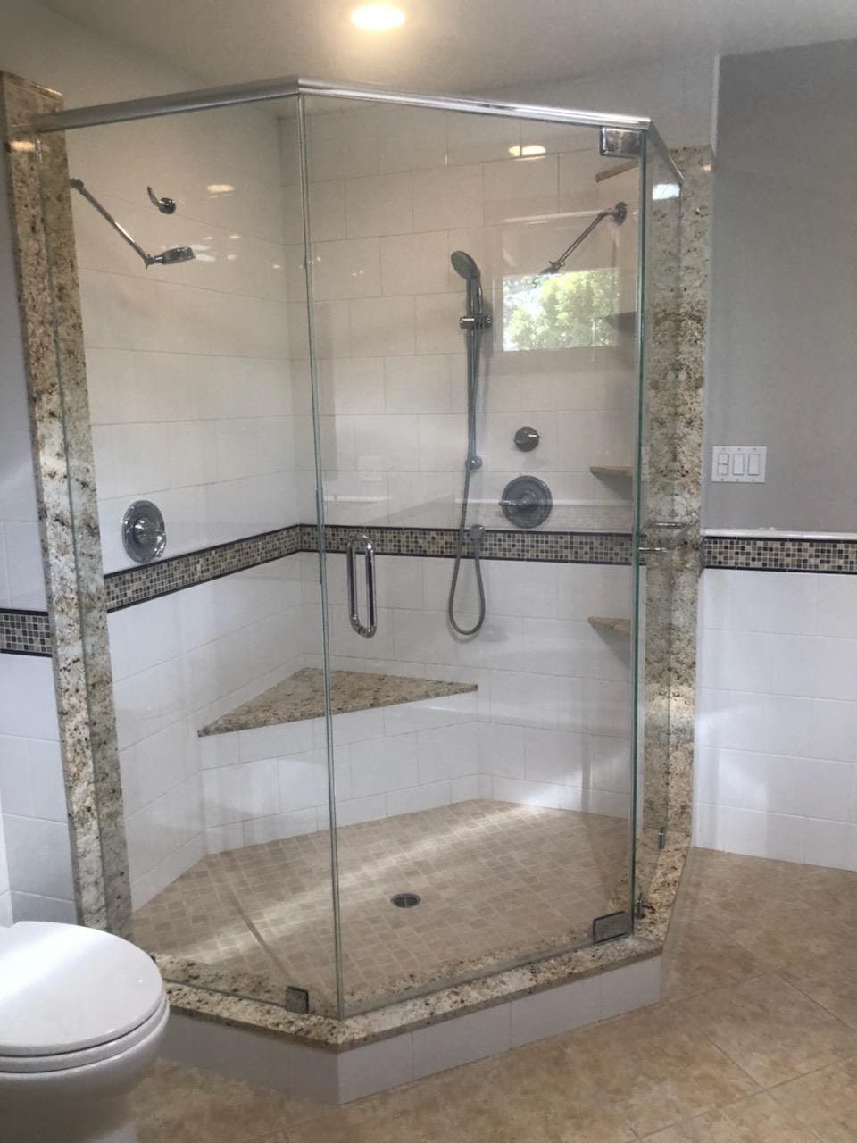 Frameless Shower Doors NuStar Glass and Mirror (805) 5829199