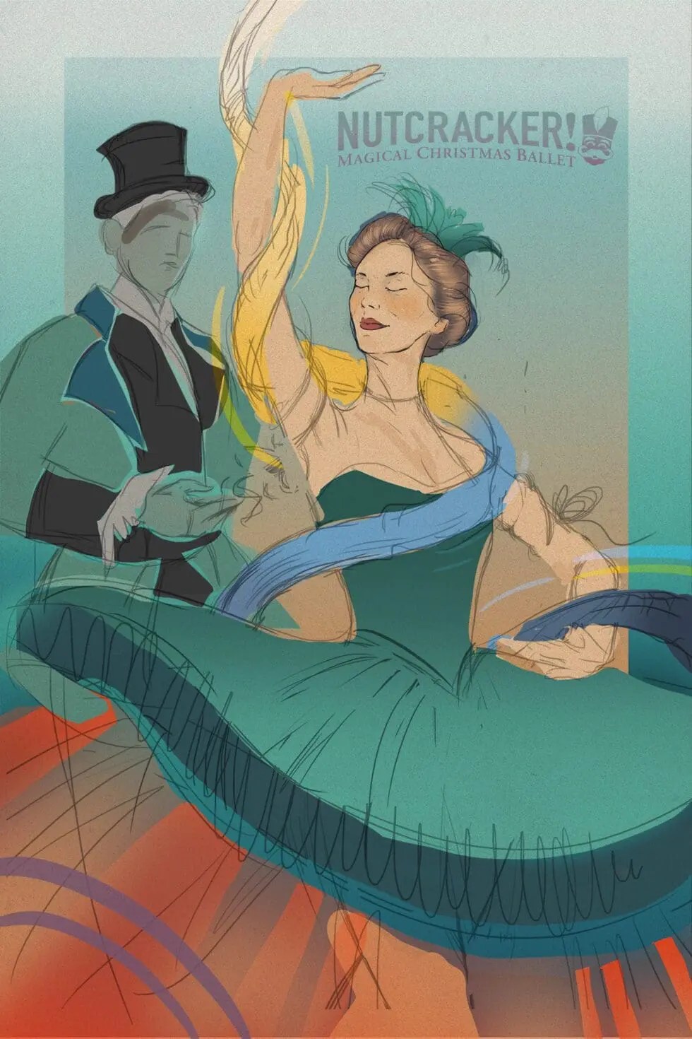 NUTCRACKER! Magical Christmas Ballet 2022 Tour Poster