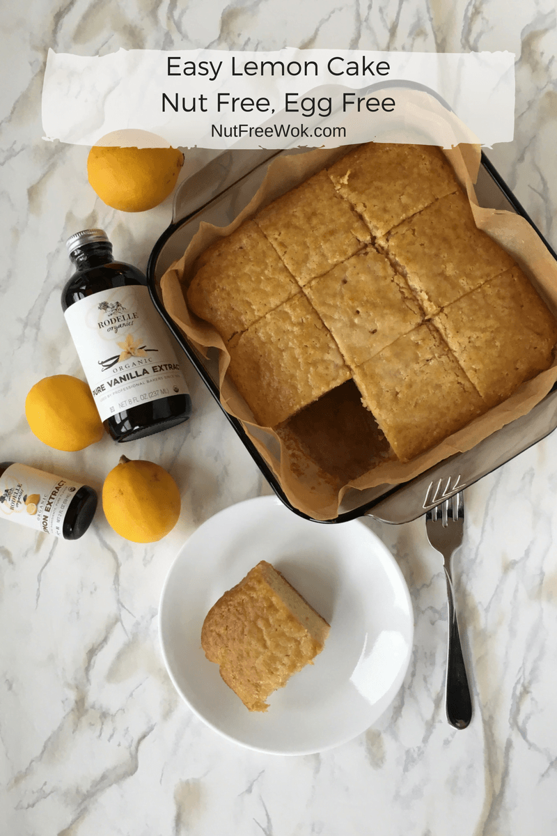 Easy Lemon Cake An Allergy Friendly Recipe Nut Free Wok
