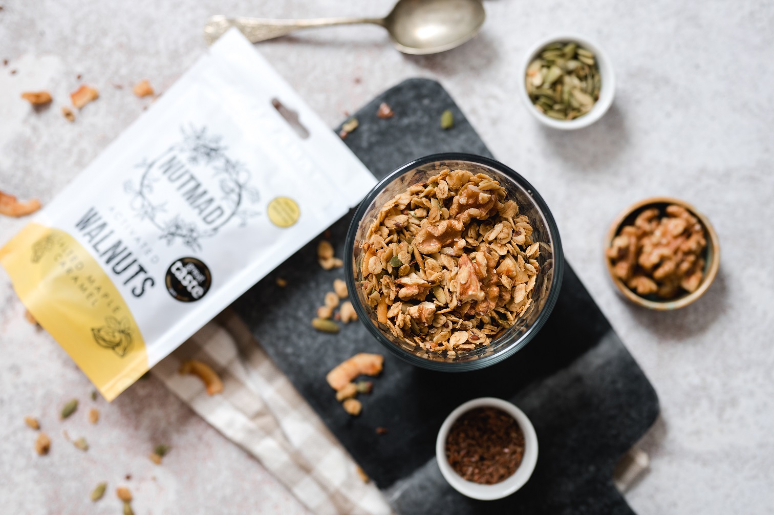 Maple Walnut Granola Recipe Nutmad