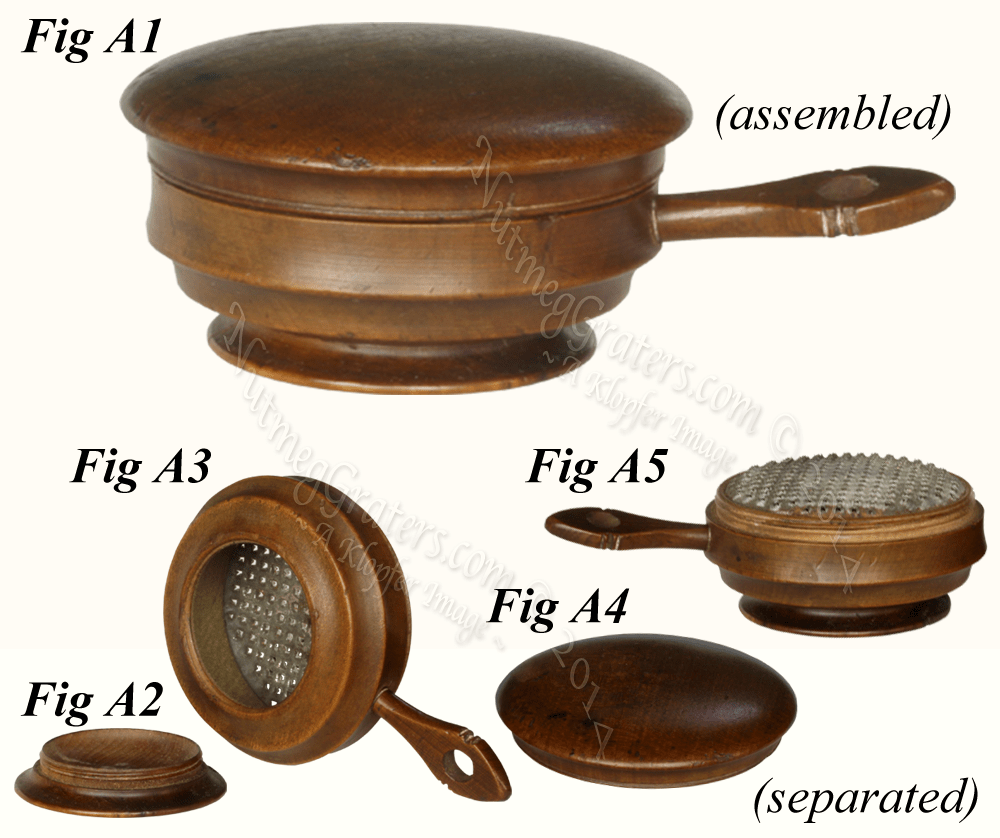 Regency Tunbridge Ware & Whitewood Nutmeg Grater