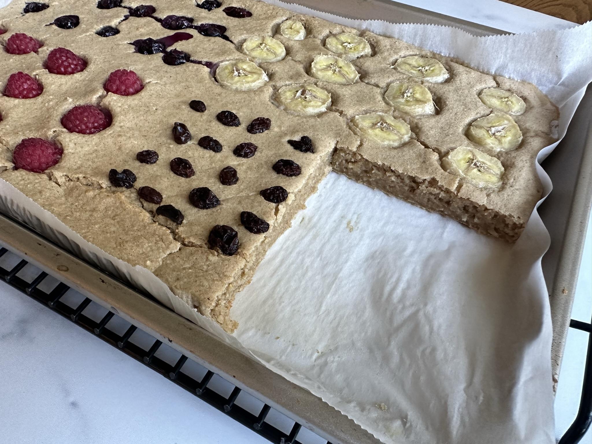 Vegan Sheet Pan Pancakes / Vitamix Nutmeg Notebook