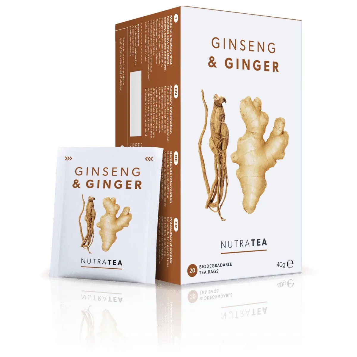 Ginseng Tea & Ginger Tea NutraTea