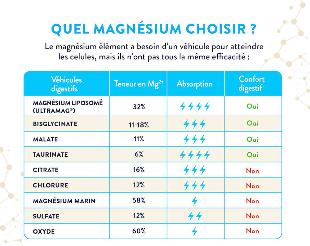 Comment choisir son magnésium et ses différents types ? Nutri&Co