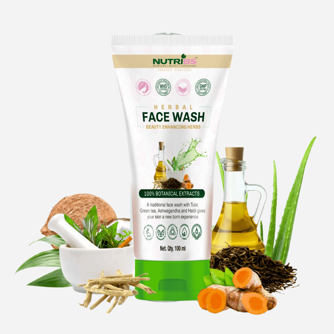 Ayurvedic Face Wash Organic Face wash for Healthy Skin in India Nutribs