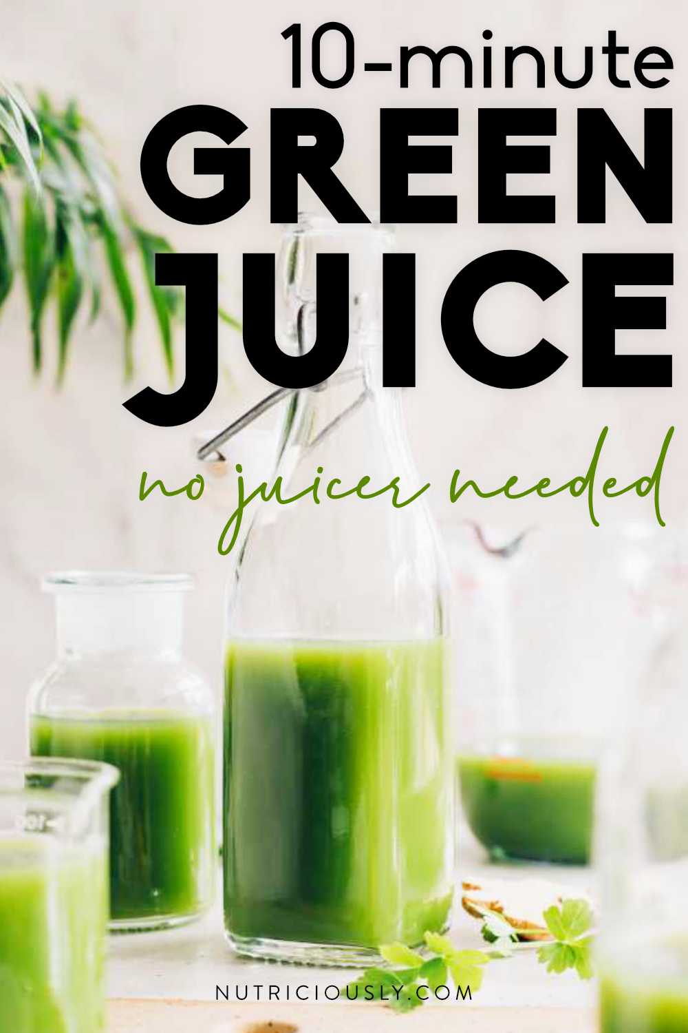 Easy Green Juice In A Blender Nutriciously