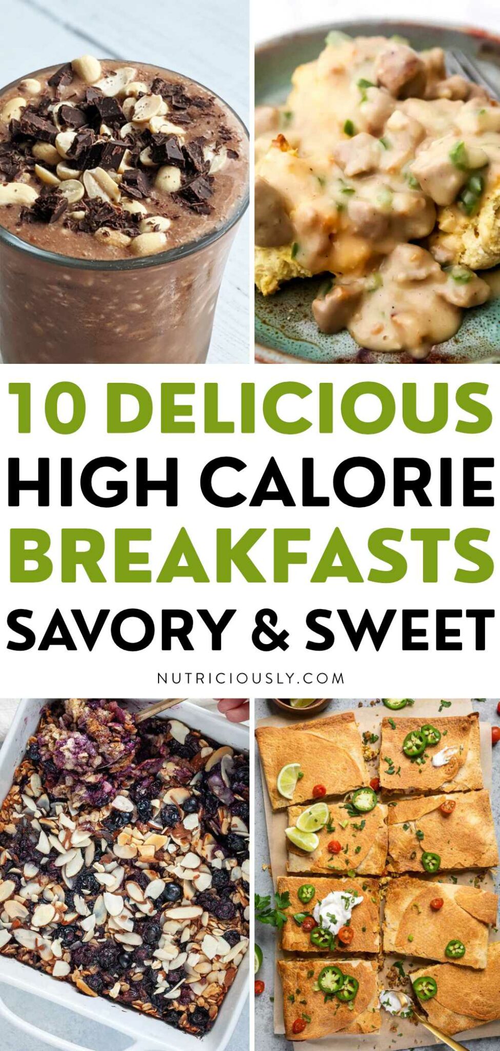 10 Easy HighCalorie Breakfasts Nutriciously
