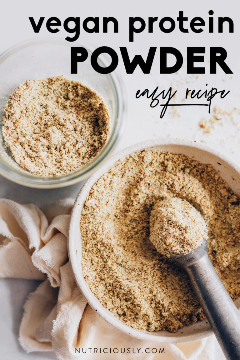 Homemade Protein Powder (Vegan) Nutriciously