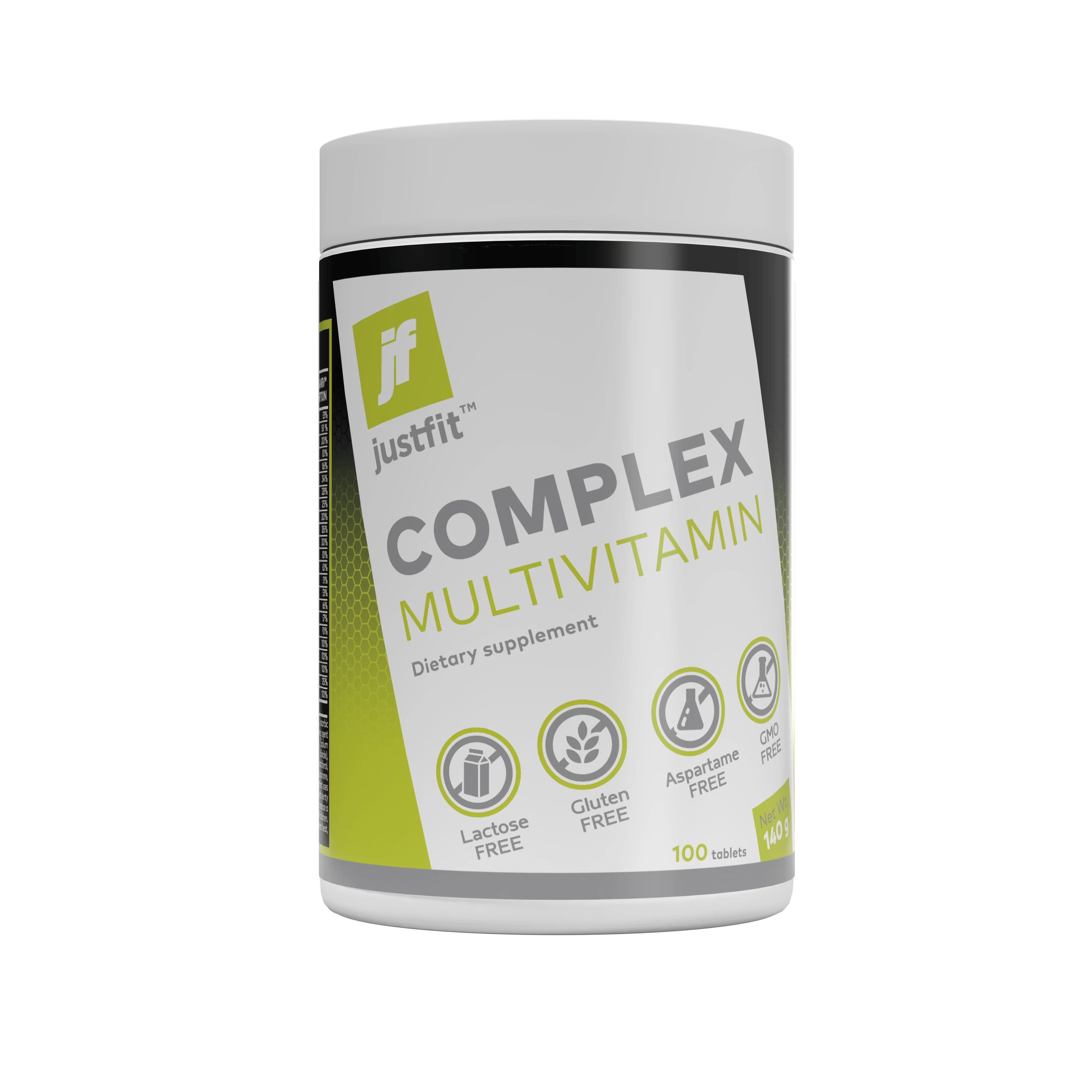 JUSTFIT BASIC COMPLEX MULTIVITAMIN 100tabs nutricon