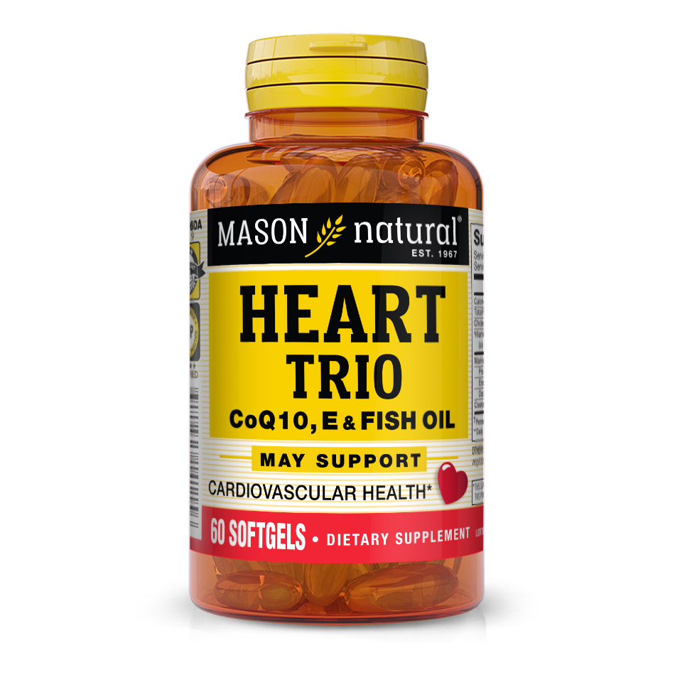 Heart Trio Co Q10, Vitamin E & Fish Oil Nutrients Best
