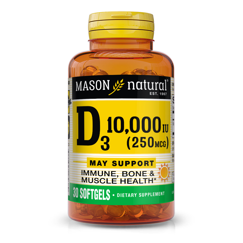 Vitamin D3 250 mcg (10,000 IU) Nutrients Best