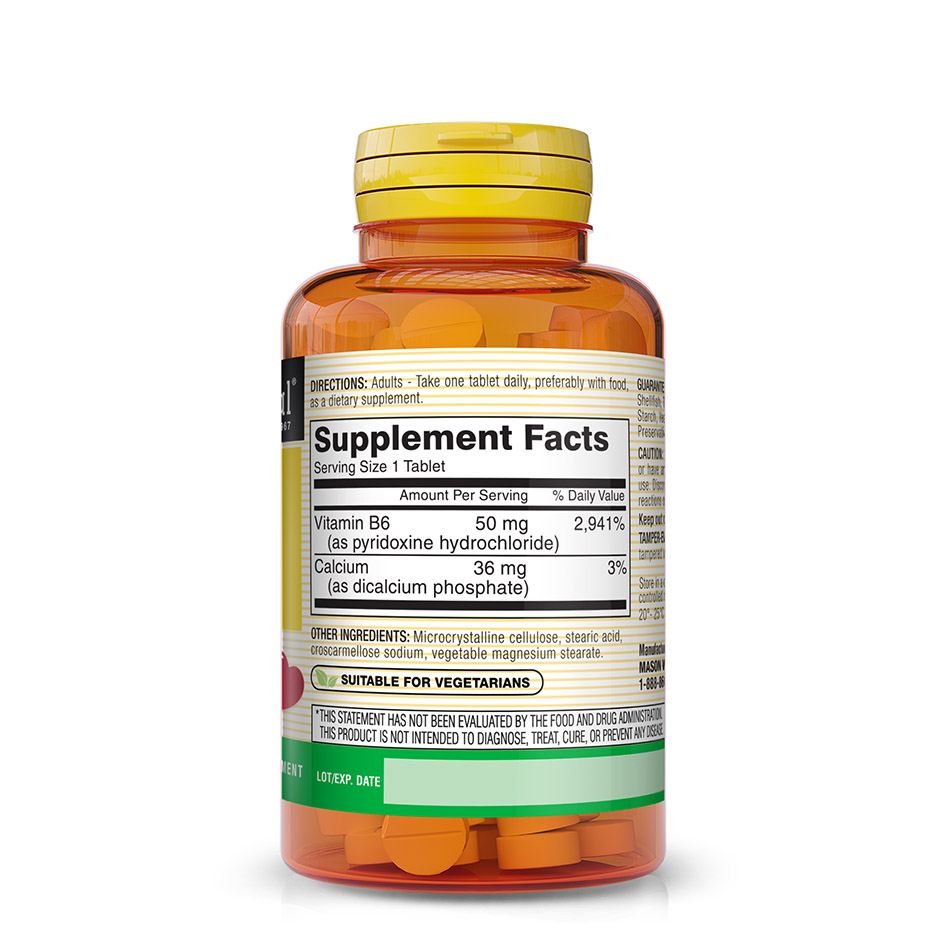 Vitamin B6 50 mg Nutrients Best