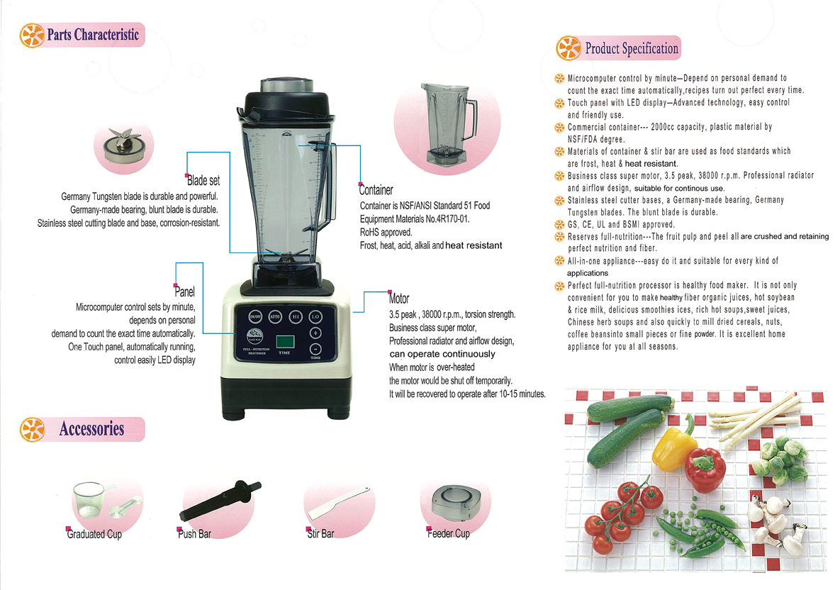 Oster food processor 550 watt blender, juice processor blender combo