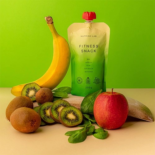 Snack Apple, Kiwi, Spinach and Banana • NUTRINO LAB
