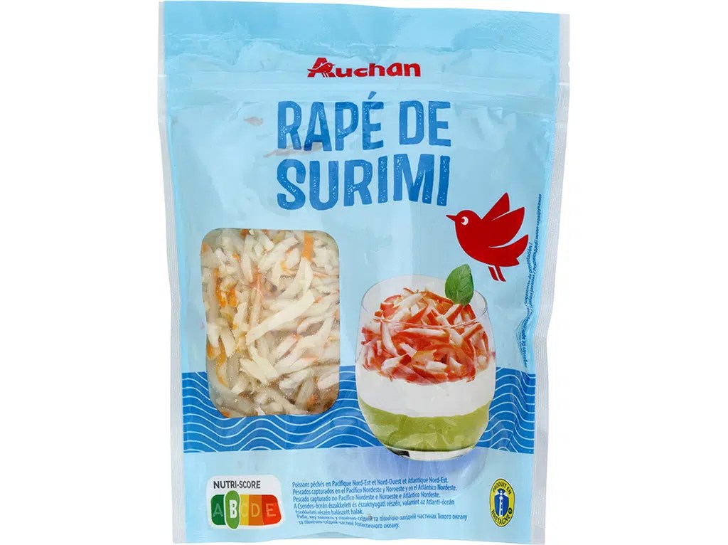 Surimi Ralado 180g AUCHAN Nutripédia