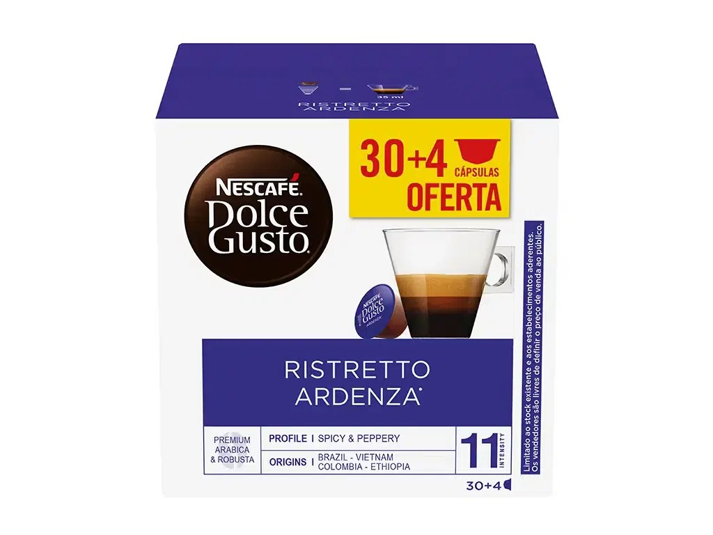 Cápsulas Ardenza 30 Un + 4 Un Oferta DOLCE GUSTO Nutripédia