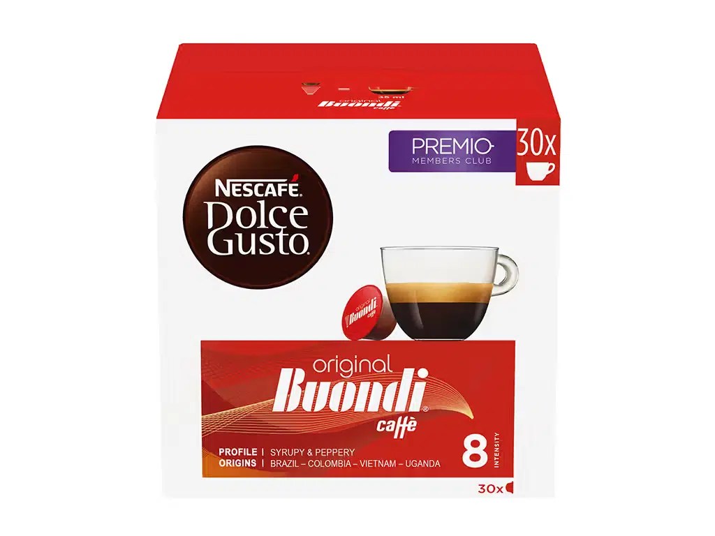 Cápsulas Buondi 30 Un DOLCE GUSTO Nutripédia