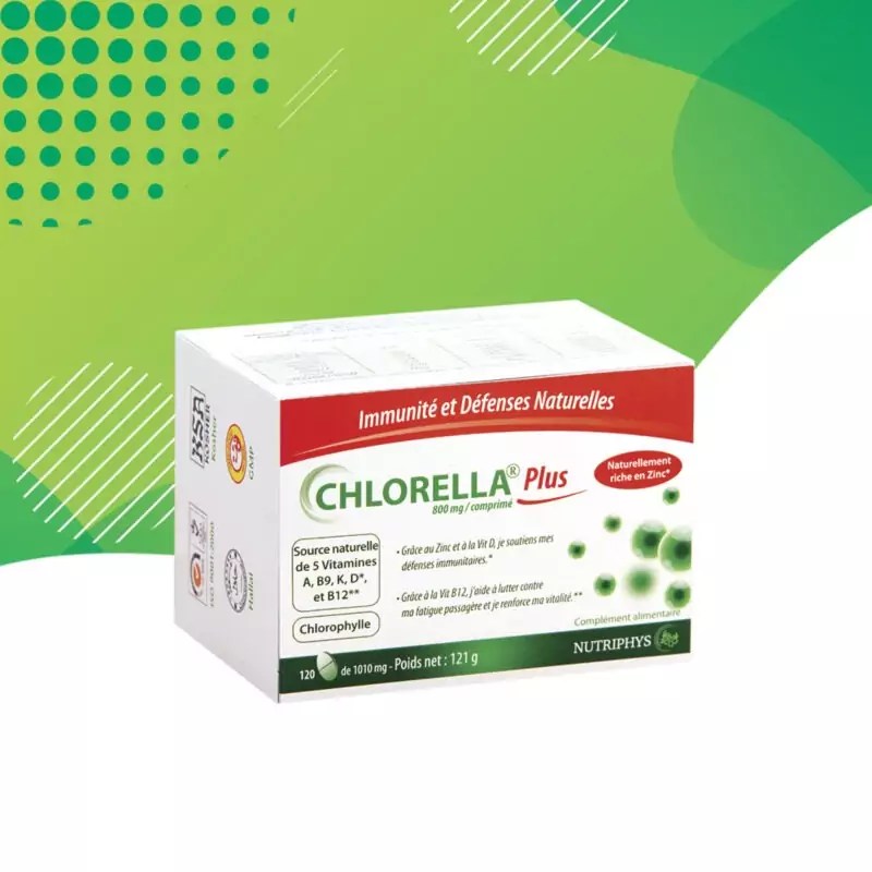Chlorella Plus® complément alimentaire riche en zinc