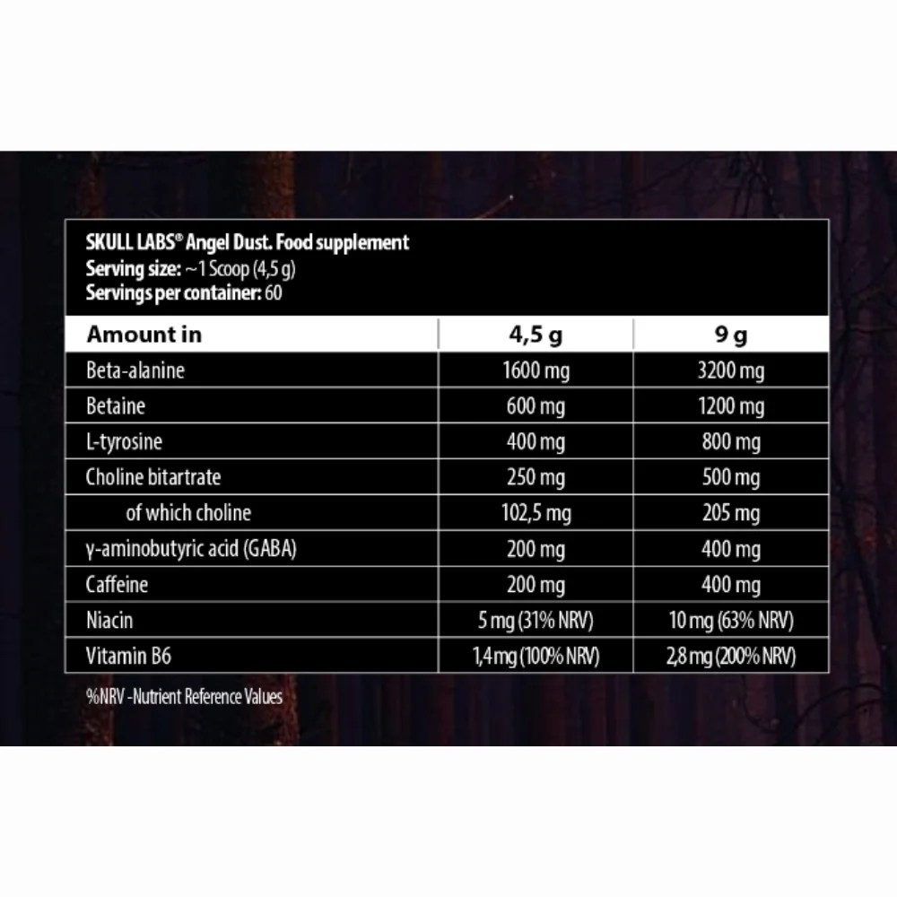 Skull Labs Angel Dust Pre Workout Nutriride