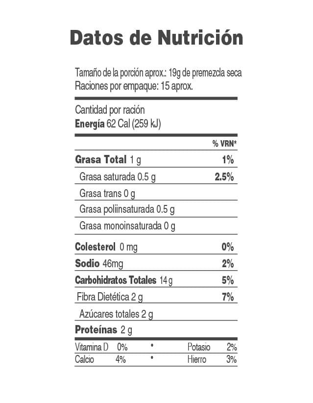 Premezcla para Pancakes Avena y Banano 284g Nutrisnacks