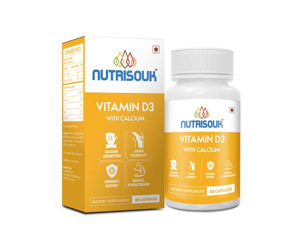 Vitamin D & Calcium (60 Servings) Nutrisouk