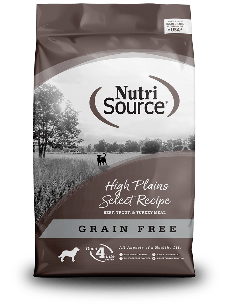 High Plains Select Recipe Healthy Dog Food NutriSource
