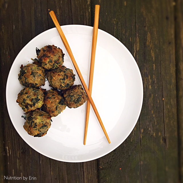 Kale Meatballs Gluten Free Recipe Nutrition by Erin