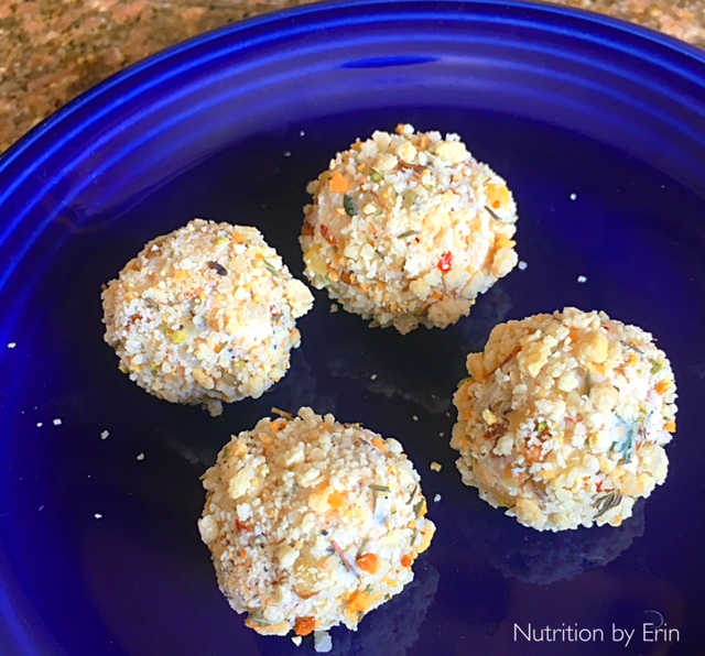 Low FODMAP Cheese Balls Easy Snack Recipe Nutrition by Erin