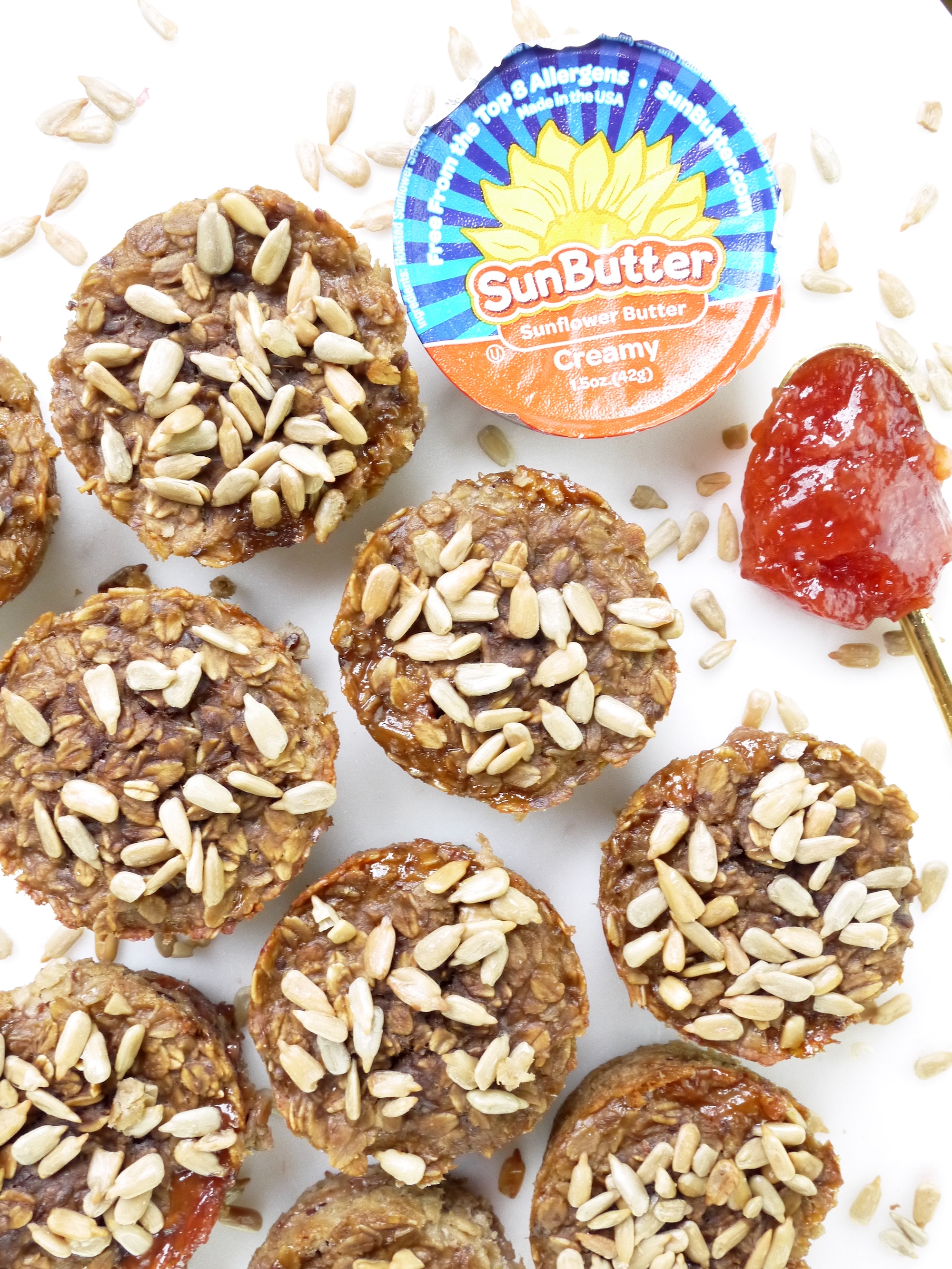 SunButter and Jelly Muffins