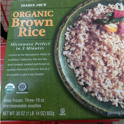 Calories In Organic Brown Rice From Trader Joe's