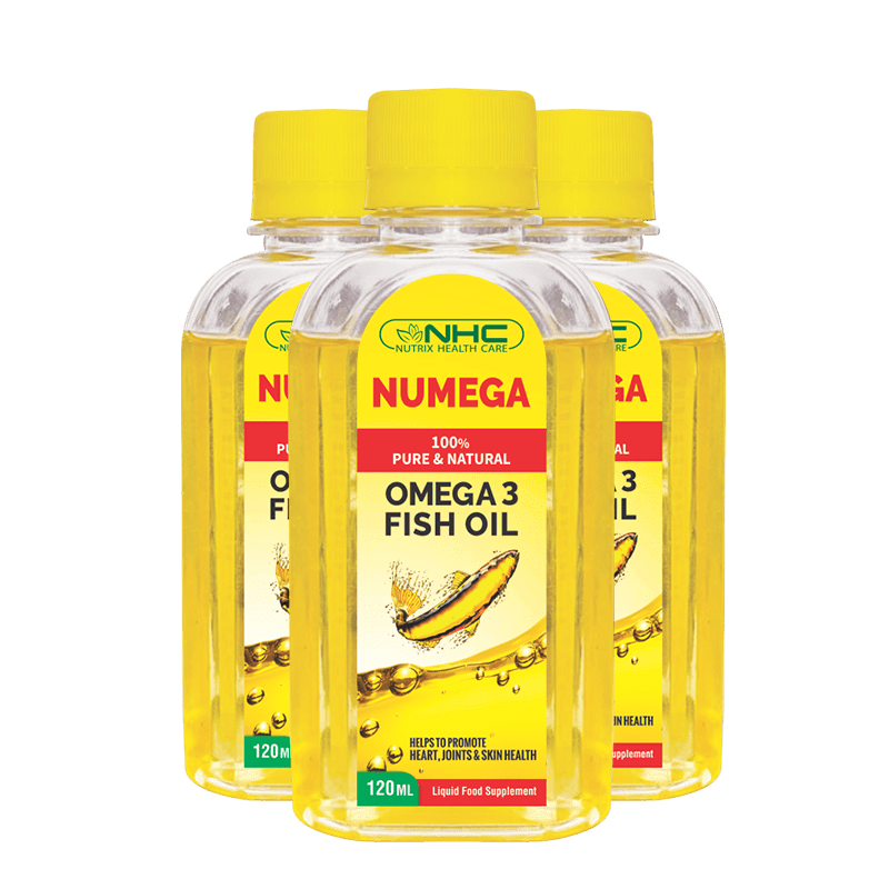 Numega Fish Oil 120 ml Syrup Nutrix Health Care