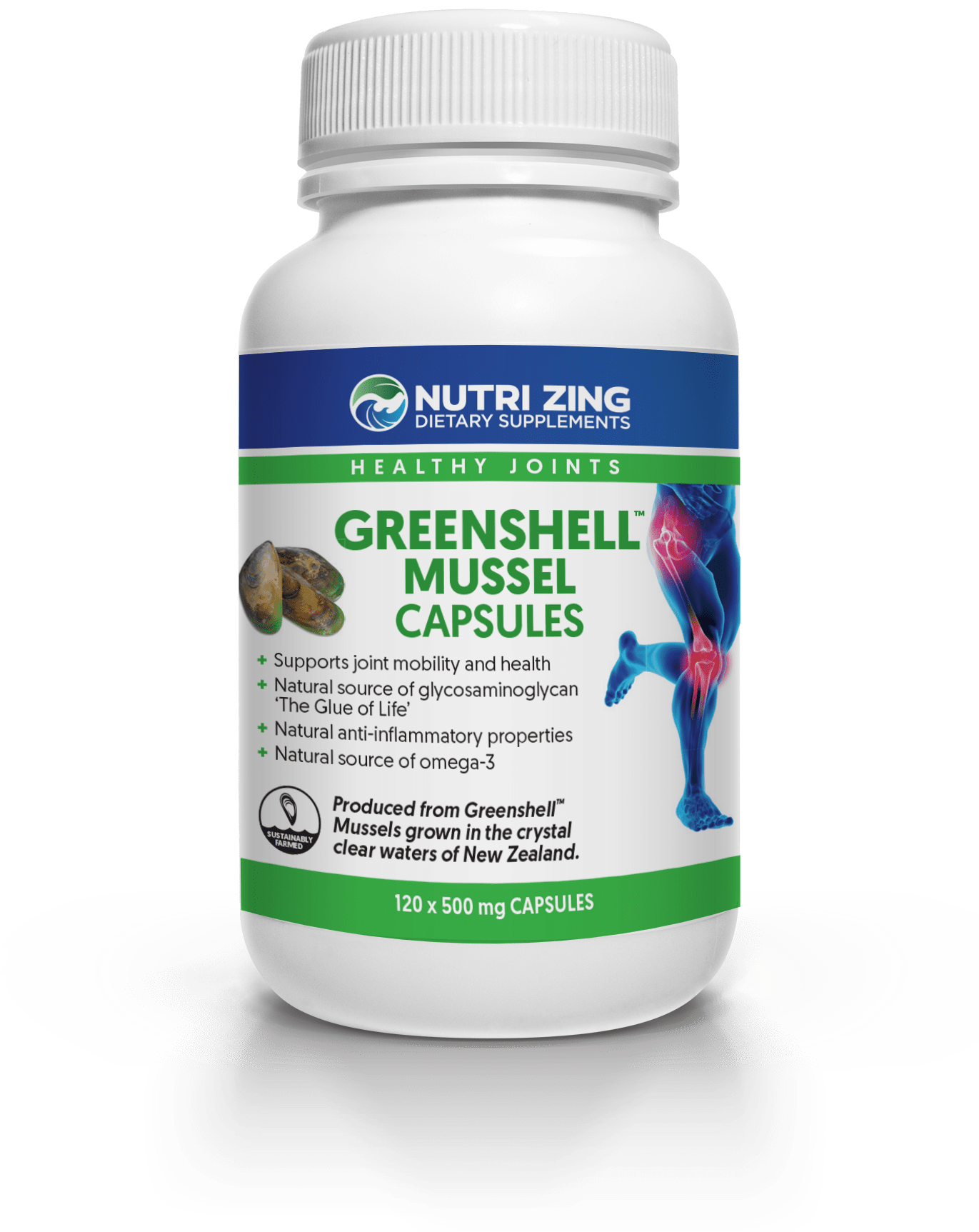 Greenshell™ Mussel Powder Capsules Nutrizing