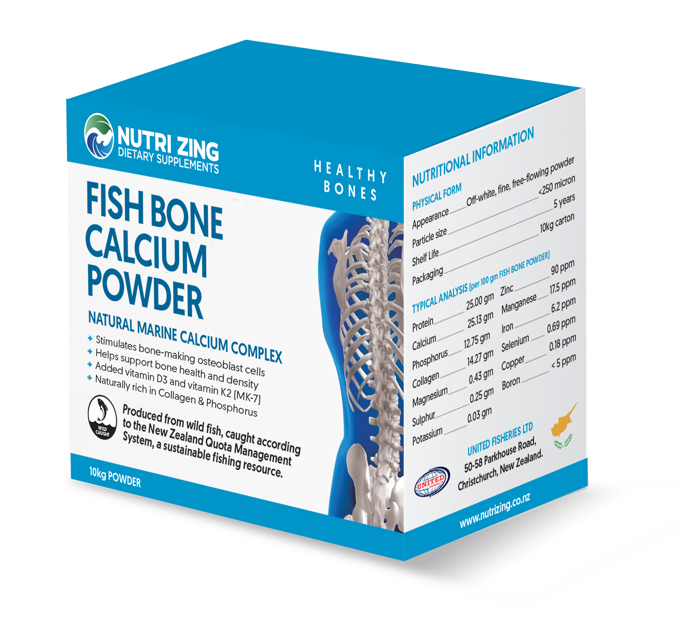 Fish Bone Calcium Powder (10kg) Nutrizing