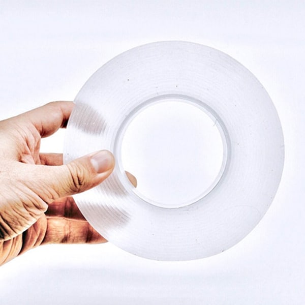 Washable Adhesive 2mm Gel Nano Sticky Tape Stick to Glass, Metal