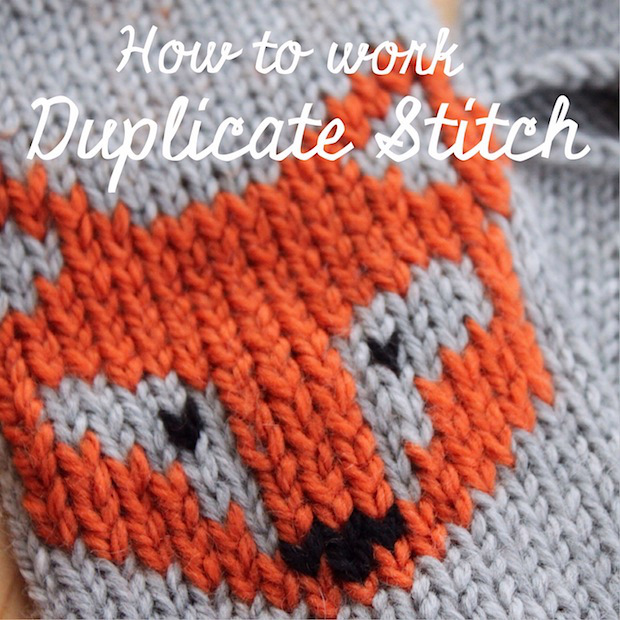 Add Needlepoint to your Sweaters with Duplicate Stitch Nuts about