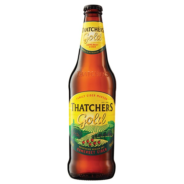 Thatchers Gold Somerset Cider (500ml) Castle OffLicence