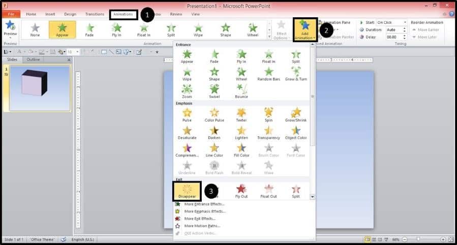 How to Rotate 3D Shapes with PowerPoint Animations Nuts & Bolts Speed