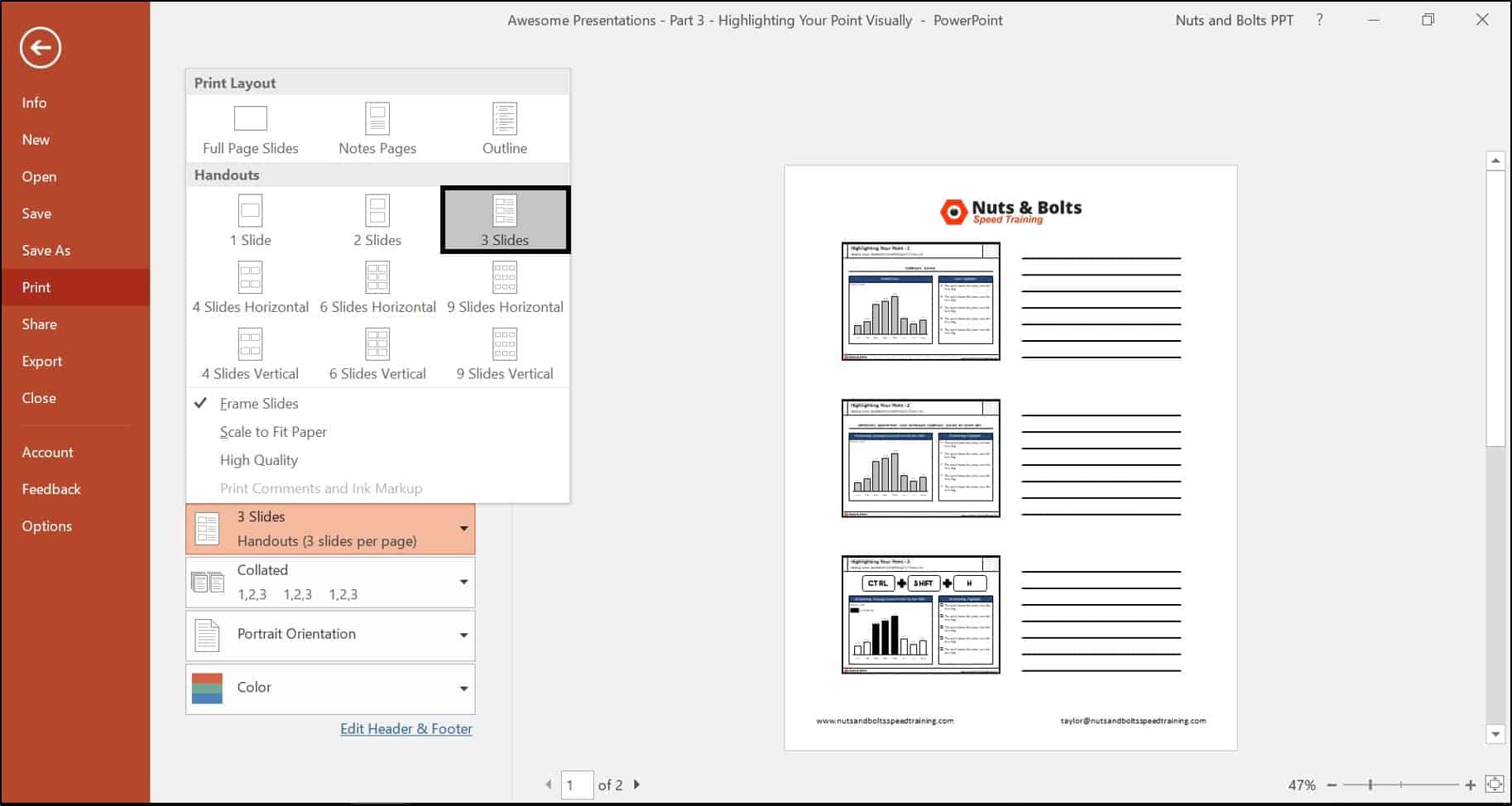 How To Print Slides With Notes On Powerpoint For Mac lasopaclassic